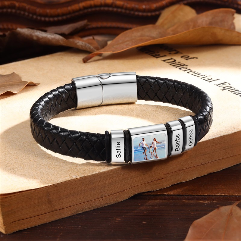 Bracelet photo personnalisé po - Men'S Grooming Pictures avis et prix
