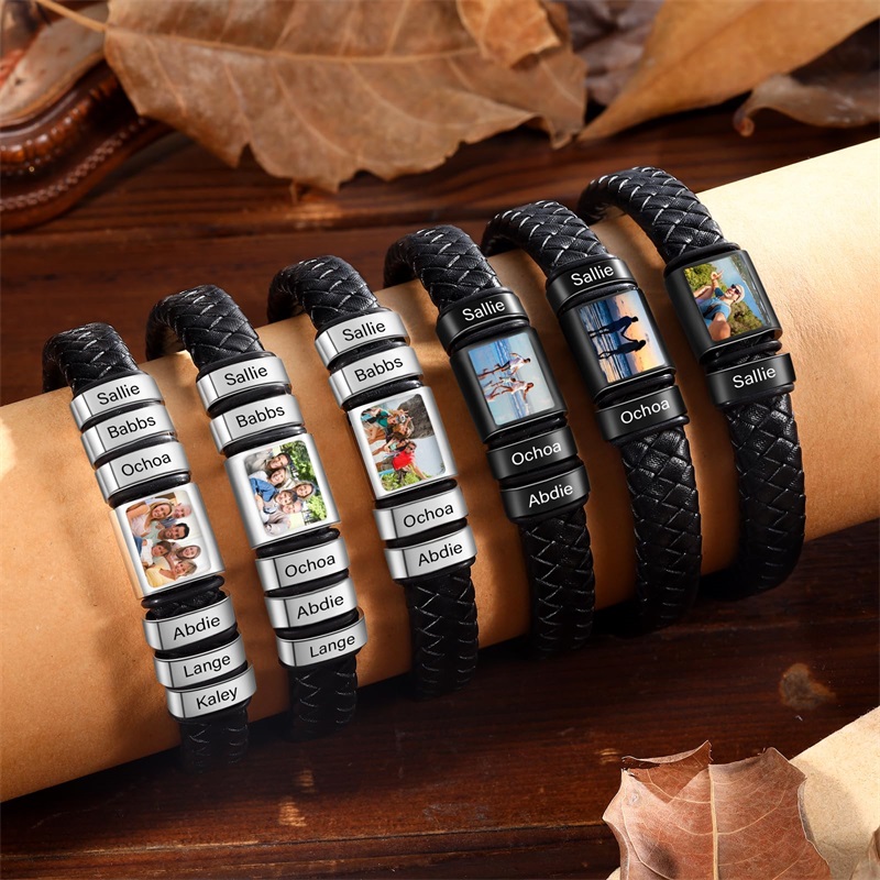 Bracelet photo personnalisé po - Men'S Grooming Pictures avis et prix