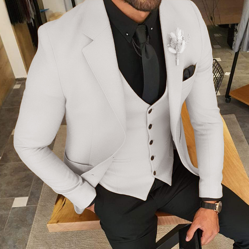 Costume de mariage blanc 2 piè - Men'S Grooming Pictures avis et prix