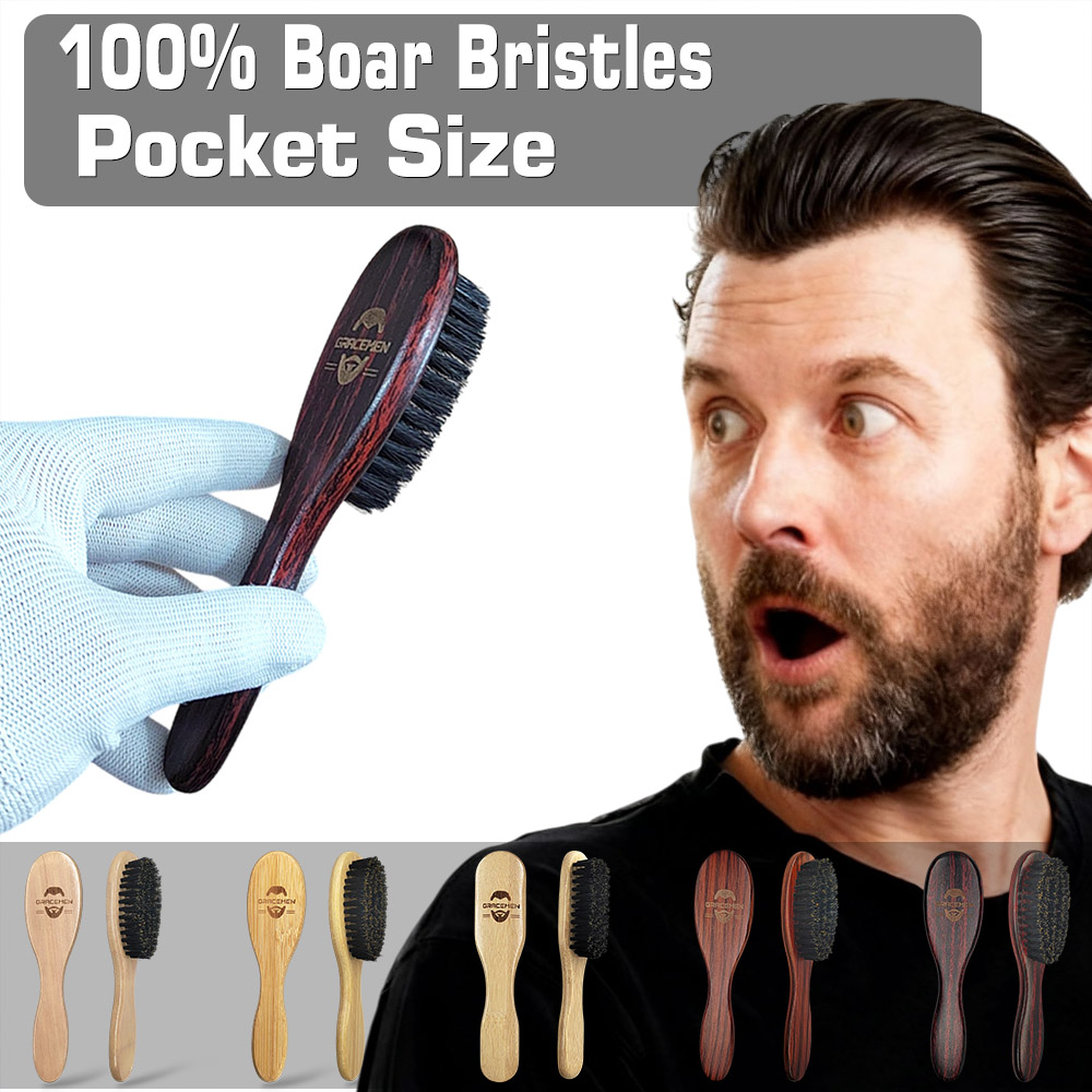 Mini brosse à barbe en poils d - Men'S Grooming Pictures avis et prix