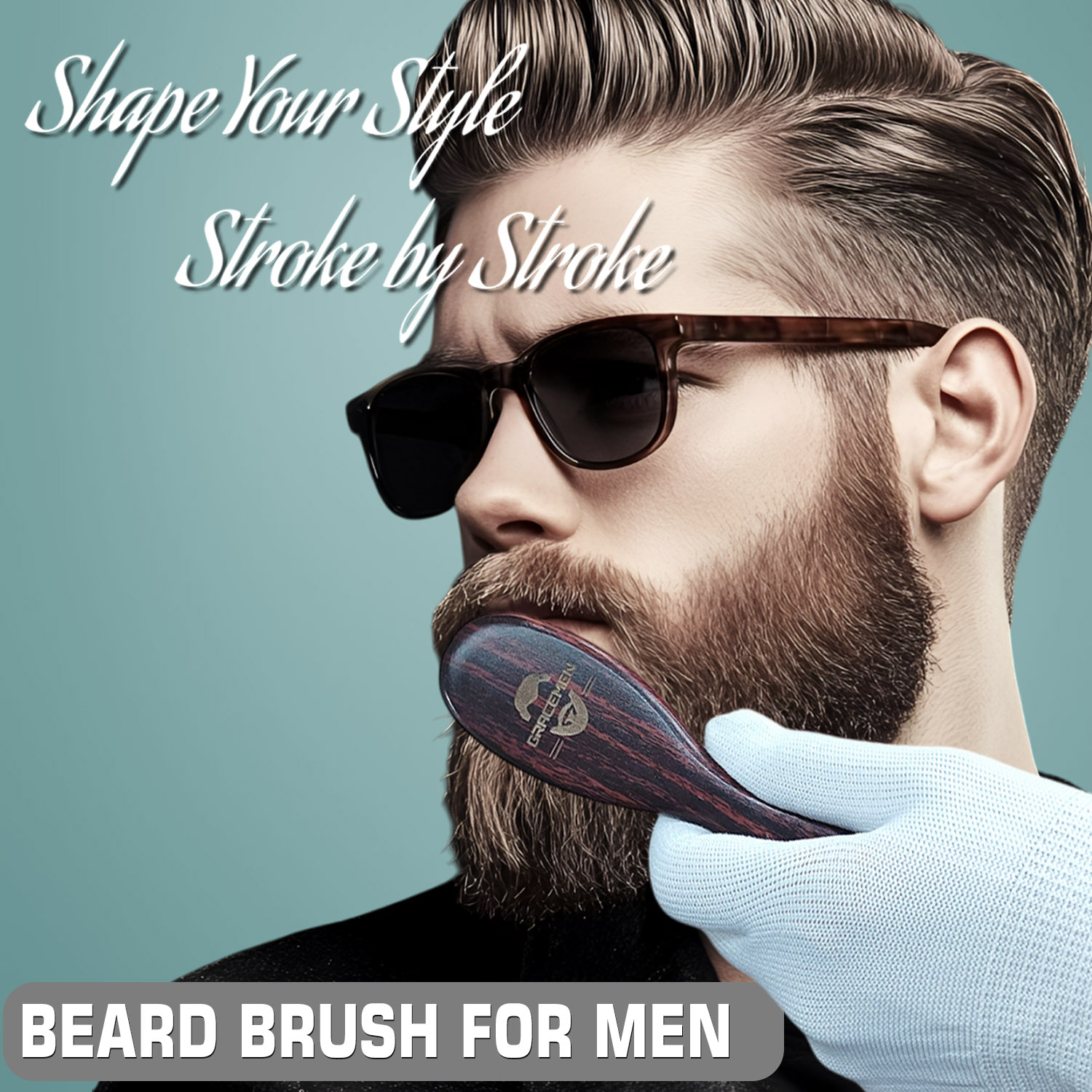 Mini brosse à barbe en poils d - Men'S Grooming Pictures avis et prix